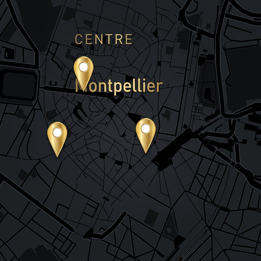 Carte des boutiques Bijouterie Pala Montpellier